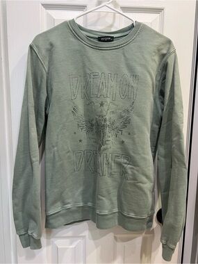 Women’s  Sage 'Dream On Dreamer' Crewneck Sweatshirt